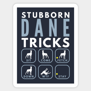 Stubborn Great Dane Tricks - Dog Training Sticker